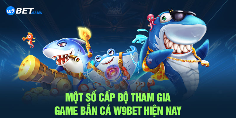 Một số cấp độ tham gia game bắn cá W9BET hiện nay